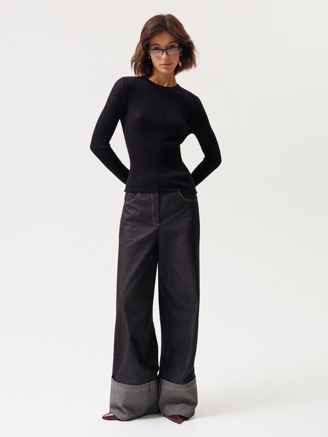 Women's trousers CONTE LBK 3686, s.170-88-94, graphite - 1