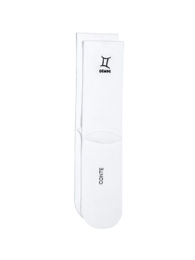 Men's socks CONTE, s.27-29, 639 white - 5