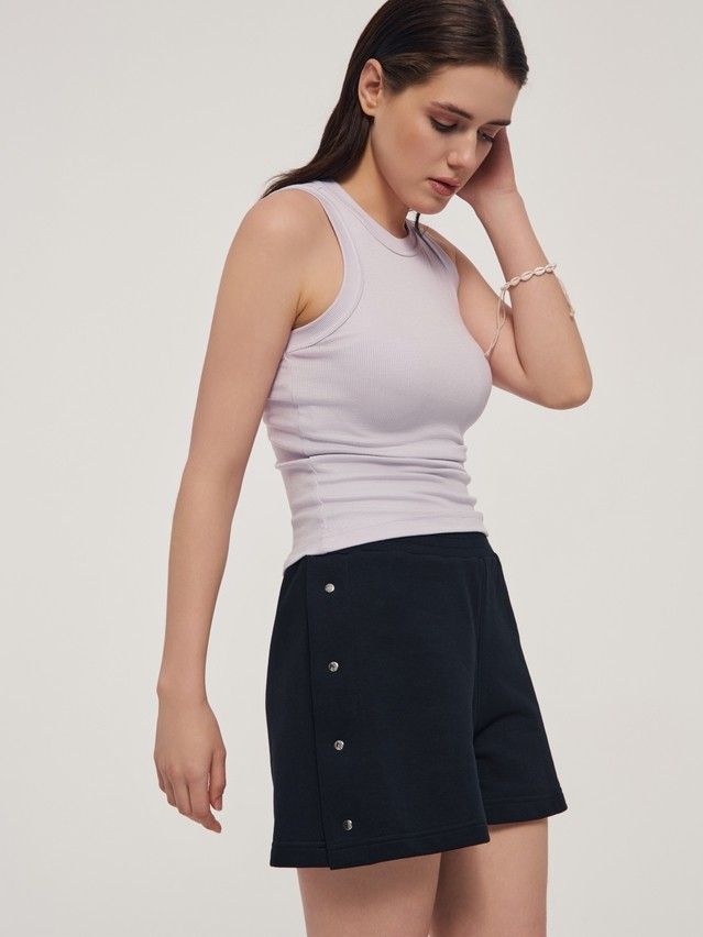 Women's polo neck shirt CONTE ELEGANT LD 2846, s.170-92, lavender - 4