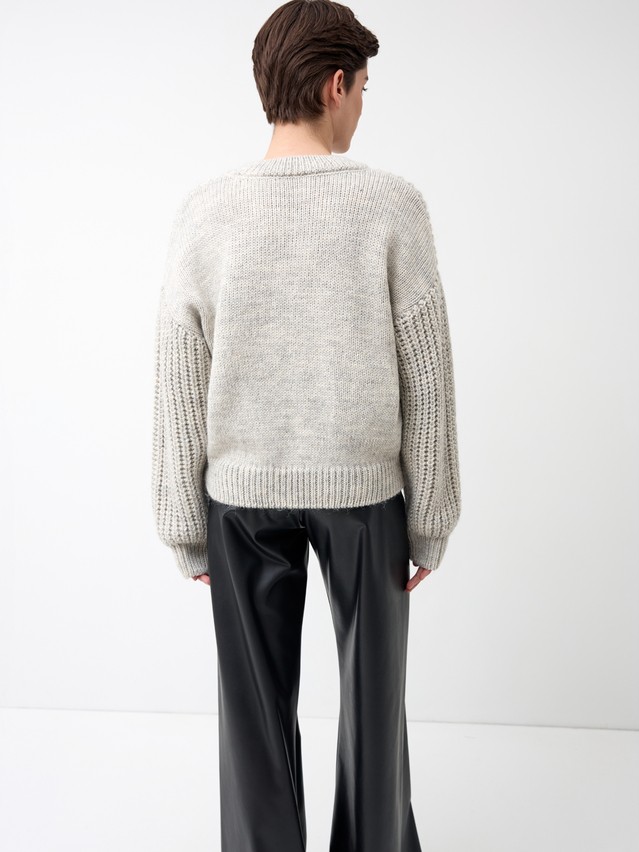 Women's pullover CONTE ELEGANT LDK24137, s.170-84, light gray melange - 2