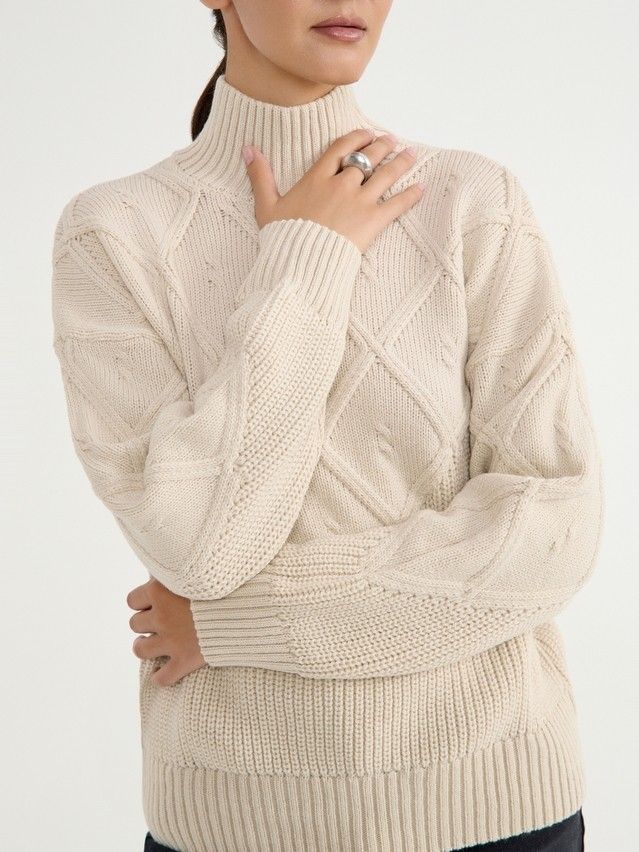Women's pullover CONTE ELEGANT LDK23104, s.170-84, beige - 2