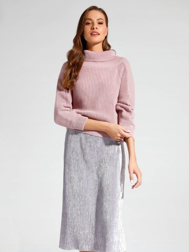 Sweater LDK 078 19С-39СП, s.170-84, dusty rose - 2