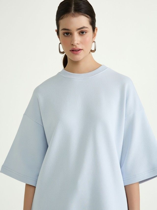 Women's polo neck shirt CONTE ELEGANT LD 3052, s.170-84, blue quartz - 2