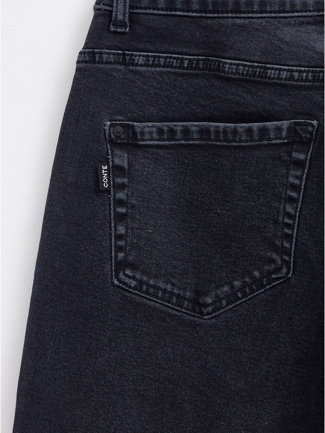 Denim trousers CONTE ELEGANT CON-376, s.170-102, washed black - 10