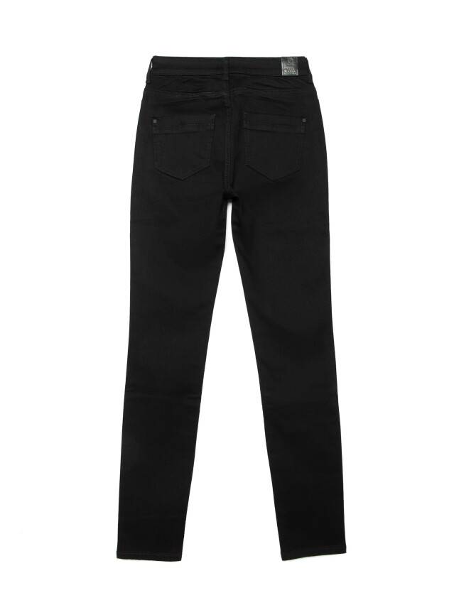 Denim trousers CONTE ELEGANT CON-285, s.170-102, deep black - 5