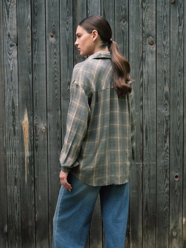 Women's shirt CONTE LRU 3315, s.170-84-90, khaki - 5