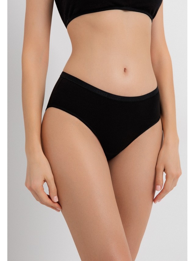 Women's panties CONTE ELEGANT COMFORT COTTON LB 5572, s.90, black - 4