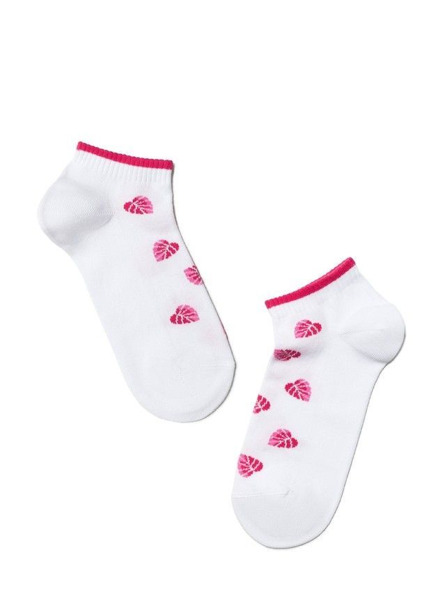 Cotton socks CLASSIC (short) 7C-34SP, rives. 36-37, 185 white - 2