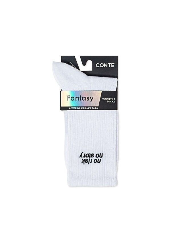 Women's socks CONTE FANTASY, s.23-25, 698 white - 4
