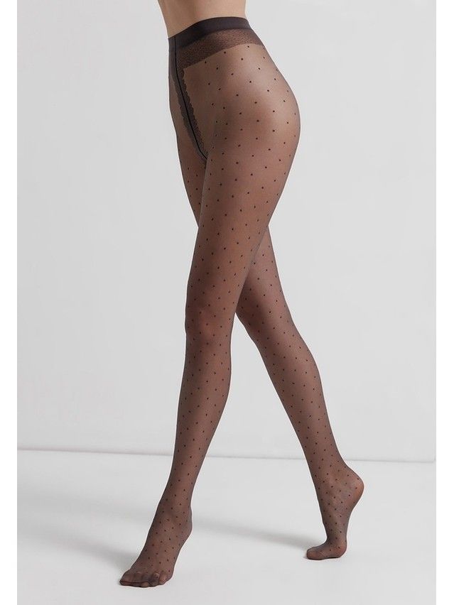 Women's tights CONTE ELEGANT DOTS, s.2, grafit - 3