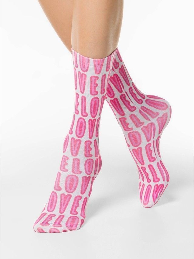 Women's socks CONTE ELEGANT FANTASY, s.23-25, 314 pink - 2