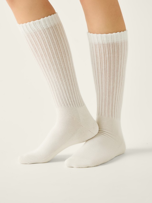 Women's socks CONTE ELEGANT COMFORT, s.23-25, 750 milky - 1