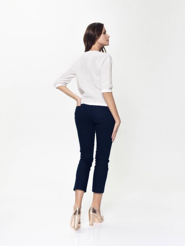 Women's polo neck shirt CONTE ELEGANT LDK052, s.170-84, blue frost - 5