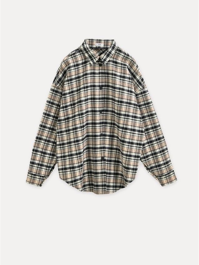 Women's shirt CONTE LRU 3323, s.170-84-90, black-beige check - 5