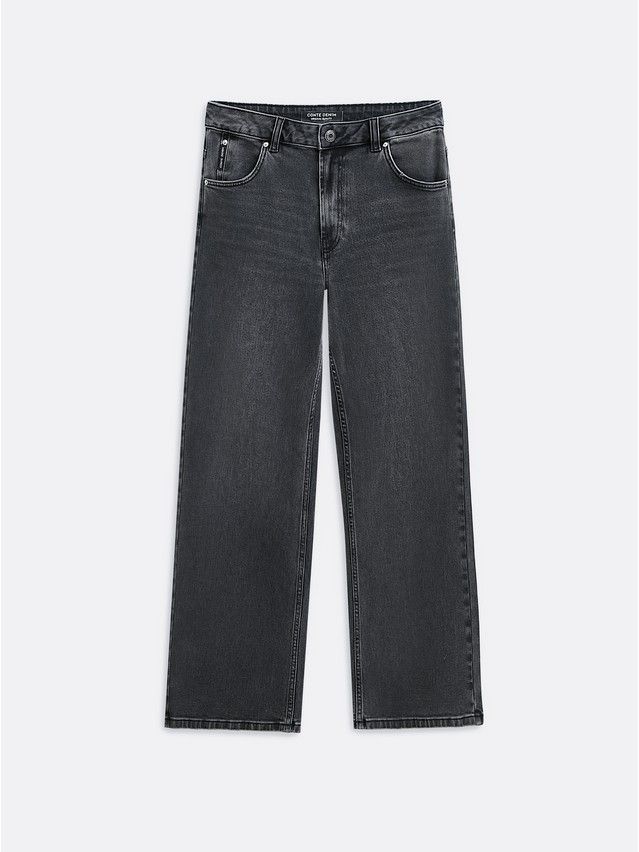 Women's jeans CONTE CON-799, s.164-90, washed black - 7