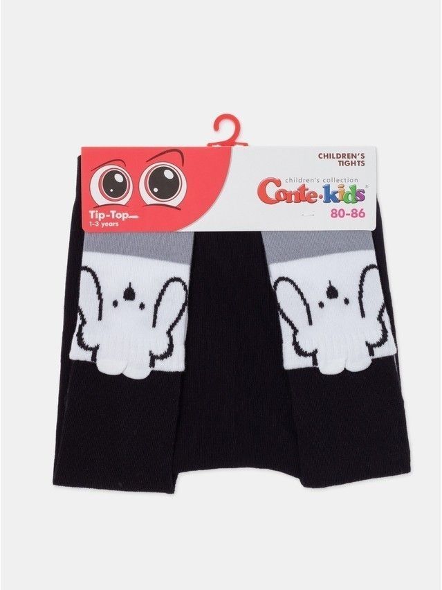 Children's tights CONTE-KIDS TIP-TOP, s.128-134 (20),686 black-white - 9