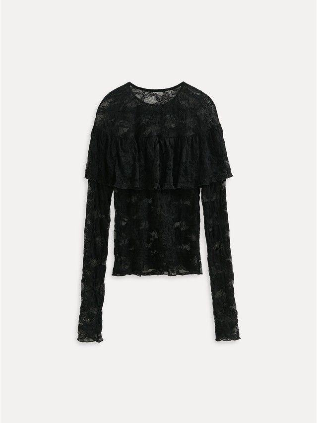 Women's polo neck shirt CONTE LD 3771, s.170-88, black - 8