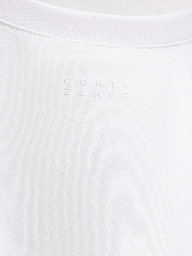 Women's polo neck shirt CONTE ELEGANT LD 3207, s.170-88, white - 7