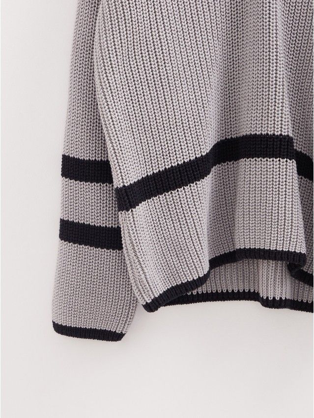 Women's pullover CONTE ELEGANT LDK2398, s.170-84, gray-black - 4