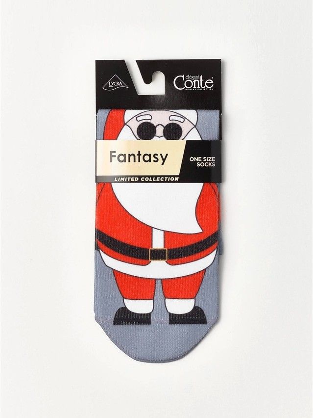Women's socks CONTE ELEGANT FANTASY, s.23-25, 501 grey - 4