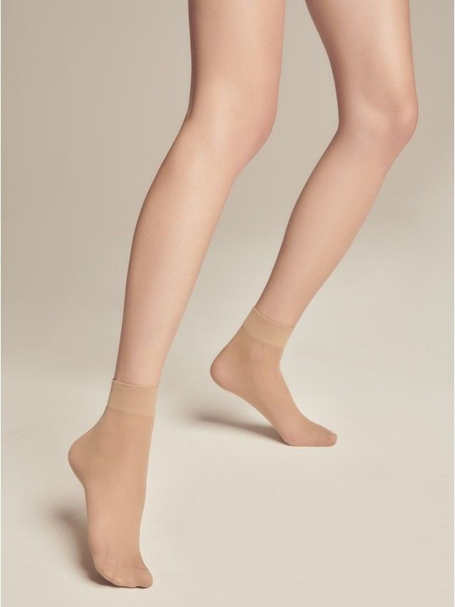 Women's socks CONTE ELEGANT TENSION 20 (2 pairs),s.23-25, natural - 1