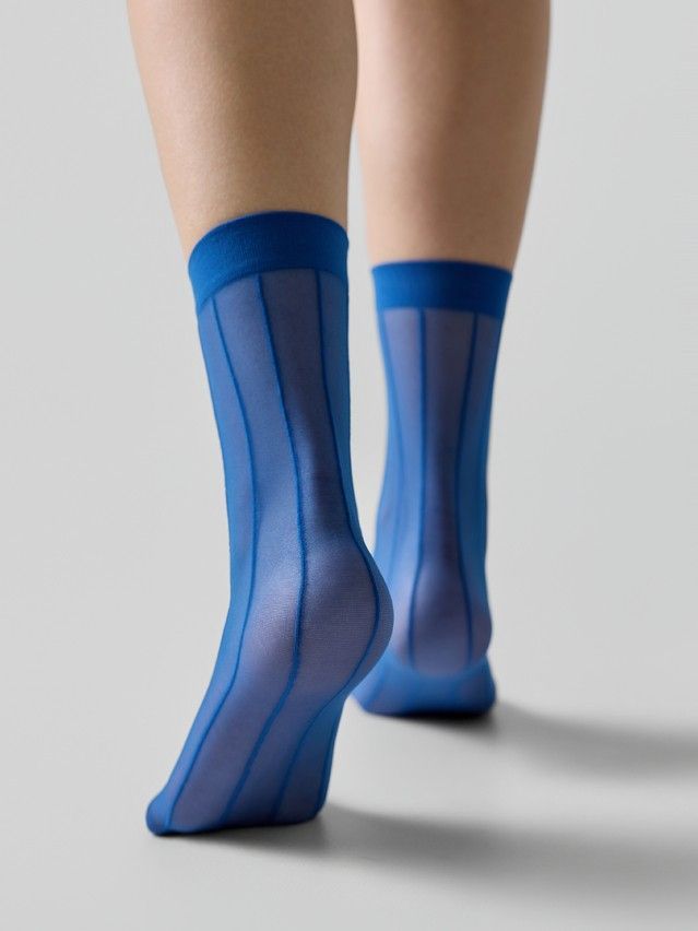 Women's socks CONTE ELEGANT FANTASY, s.23-25, cobalt - 3
