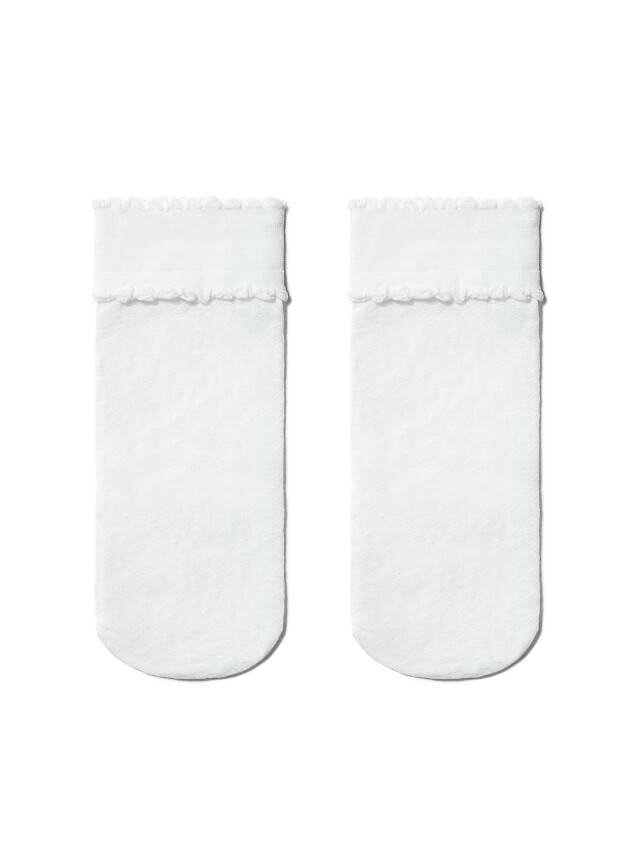 Fancy socks for girls CONTE ELEGANT BONY, s.27-32, bianco - 1