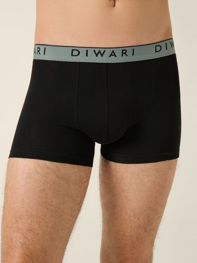 Men's underpants DIWARI PREMIUM MSH 1568, s.78,82, black-silver blue - 4