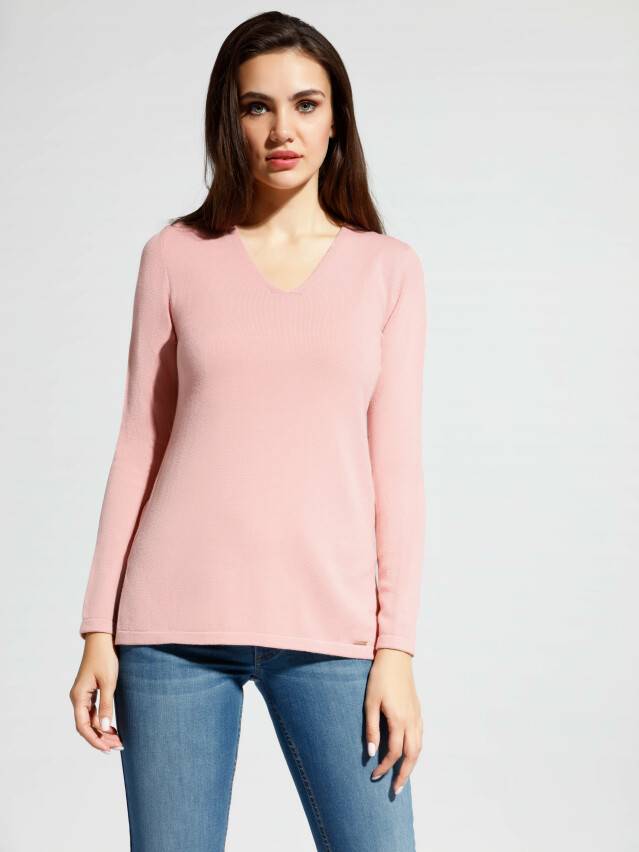 Pullover LDK 056 , s.170-84, coral almond - 3