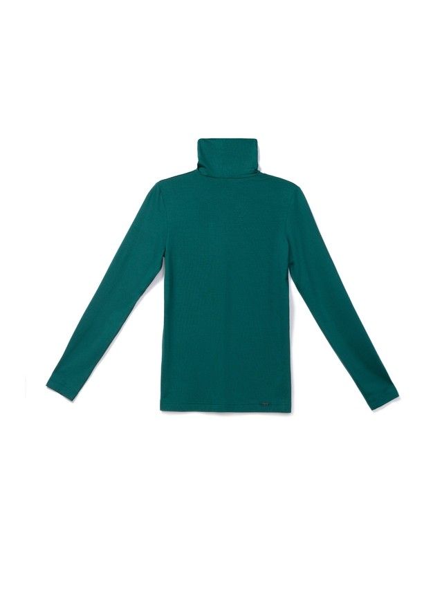 Women's polo neck shirt CONTE ELEGANT LD 821, s.170-100, emerald - 1
