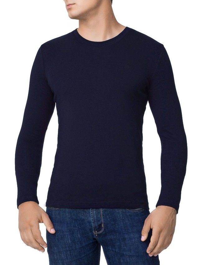Men's polo neck shirt DiWaRi MD 695, s.170,176-100, dark blue - 3