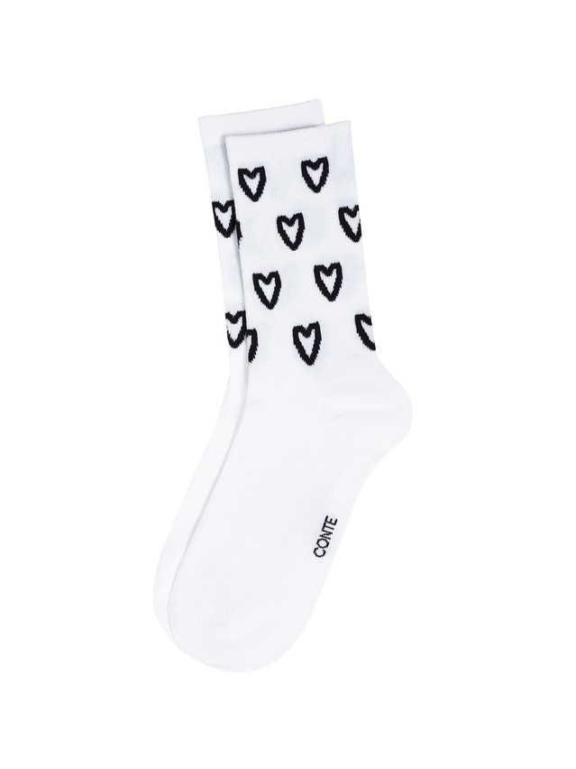 Women's socks CONTE ELEGANT ACTIVE, s.23-25, 713 white - 3