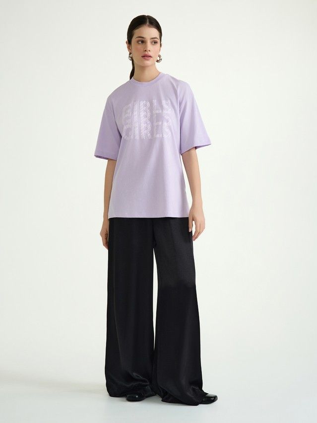 Women's polo neck shirt CONTE ELEGANT LD 3040, s.170-92, lavender-girls - 1