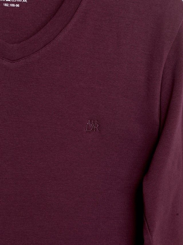 Men's polo neck shirt DiWaRi MD 696, s.170,176-100, wine-coloured - 2