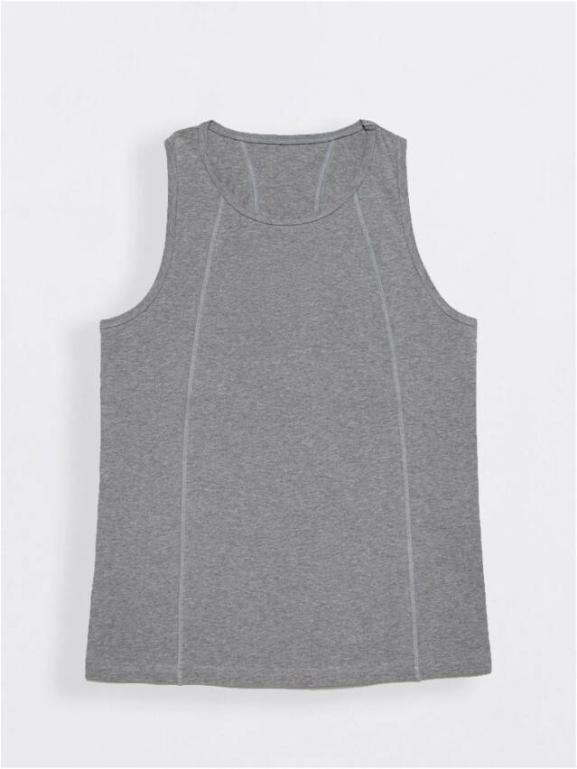 Sleeveless t-shirt DiWaRi BASIC MM 863, s.182-92, grey melange - 1
