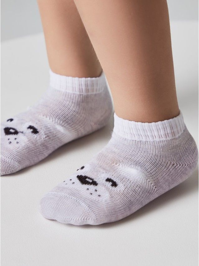 Children's socks CONTE-KIDS TIP-TOP, s.15-17, 390 light grey - 1