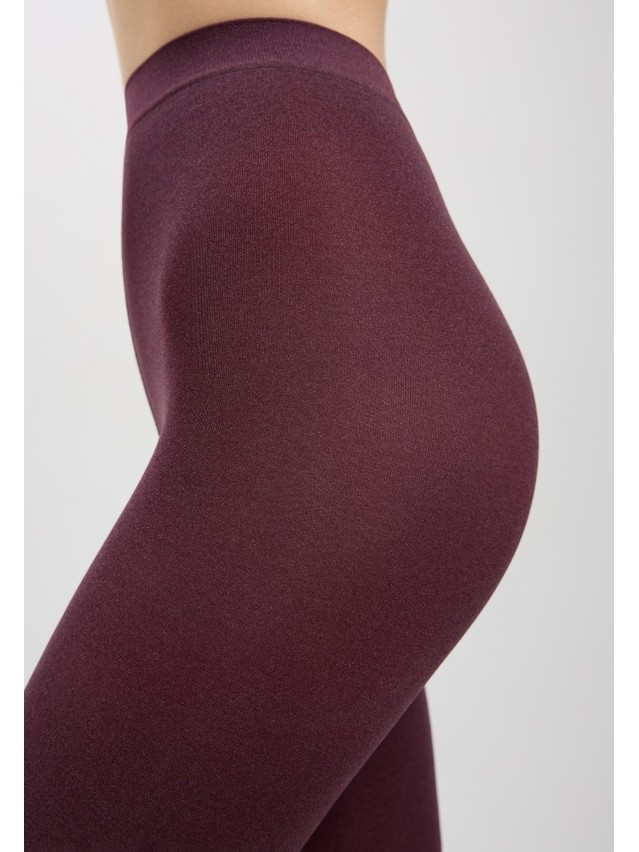 Women's tights CONTE ELEGANT TRENDY MELANGE, s.2, melanzana - 10