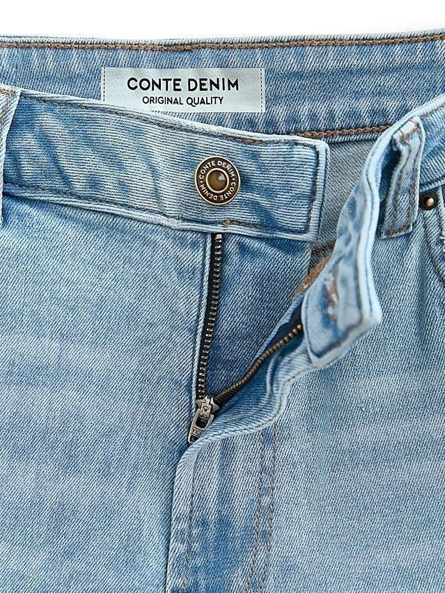 Denim trousers CONTE ELEGANT CON-730, s.170-102, light blue - 11