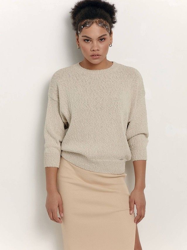 Women's pullover CONTE ELEGANT LDK181, s.170-84, beige - 2