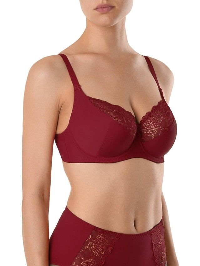 Bra CONTE ELEGANT CITY STYLE RB0007, s.75D, wine-coloured - 1