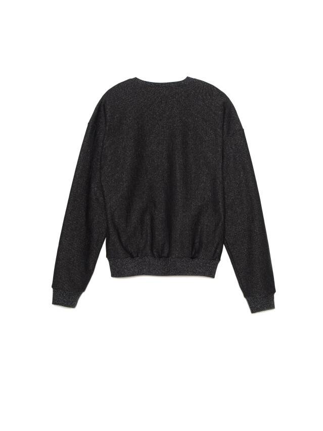 Sweatshirt LD 1043-1, s.170-100, shiny black - 5