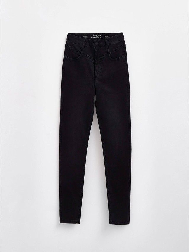 Denim trousers CONTE ELEGANT CON-394, s.170-102, washed black - 5