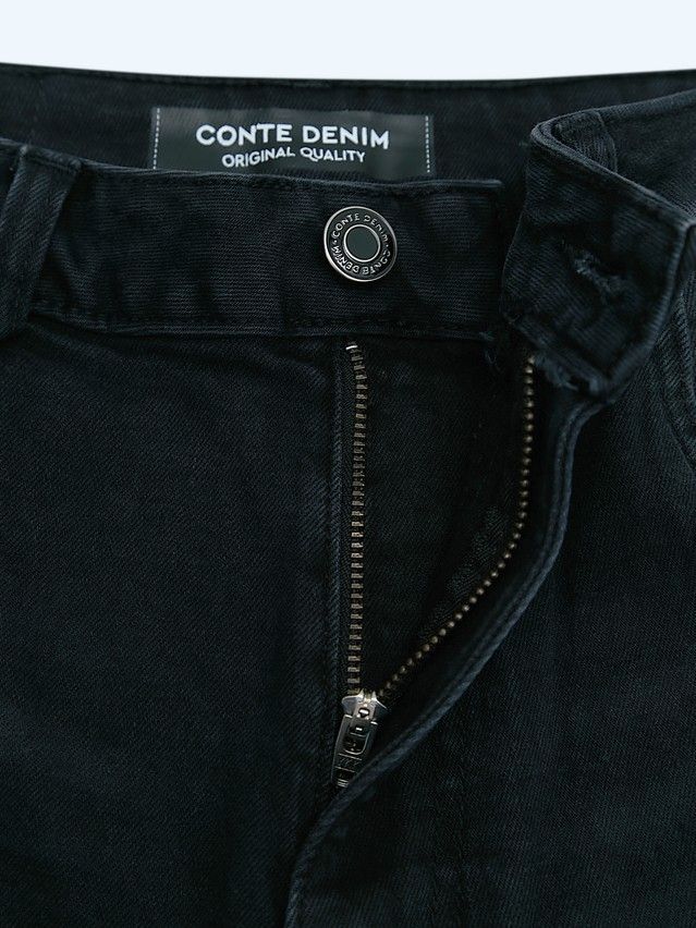 Women's jeans CONTE CON-800, s.164-90, washed black - 7