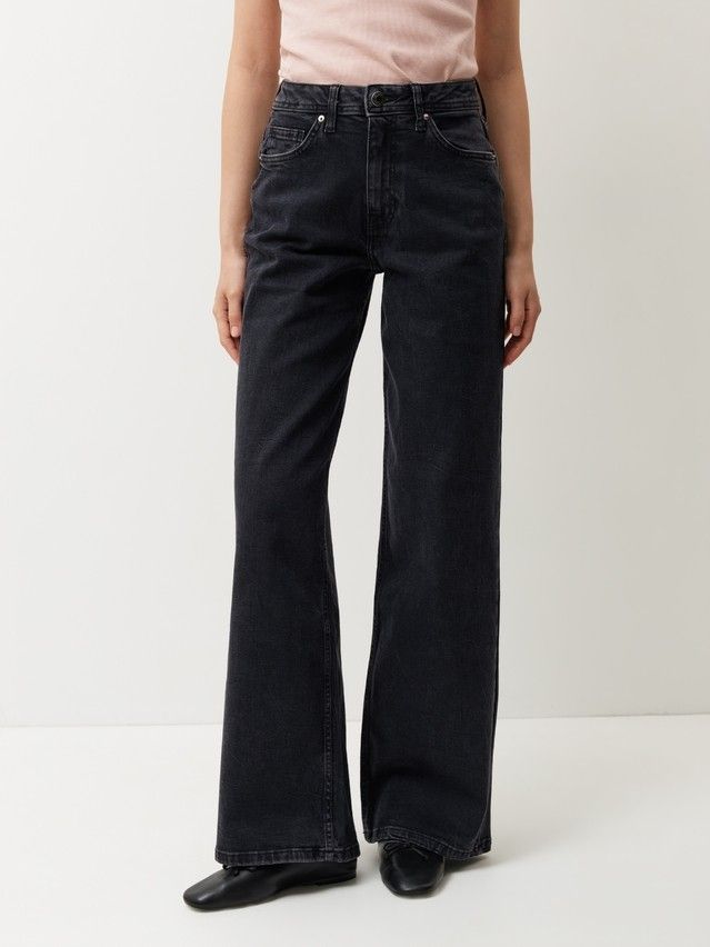 Women's jeans CONTE CON-972, s.164-94, washed black - 4