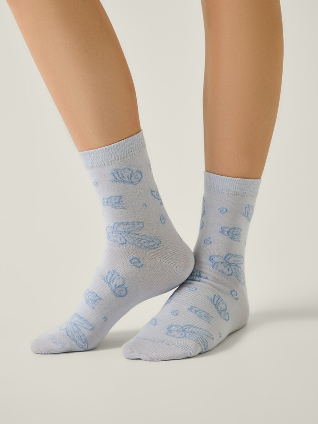 Women's socks CONTE ELEGANT CLASSIC, s.23-25, 697 pale violet - 1