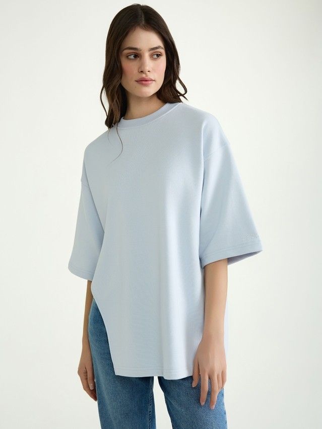 Women's polo neck shirt CONTE ELEGANT LD 3070, s.170-92, blue quartz - 1