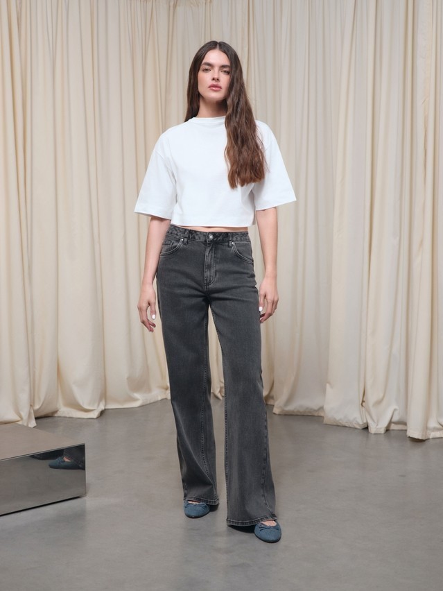 Women's jeans CONTE CON-802, s.164-90, washed black - 1