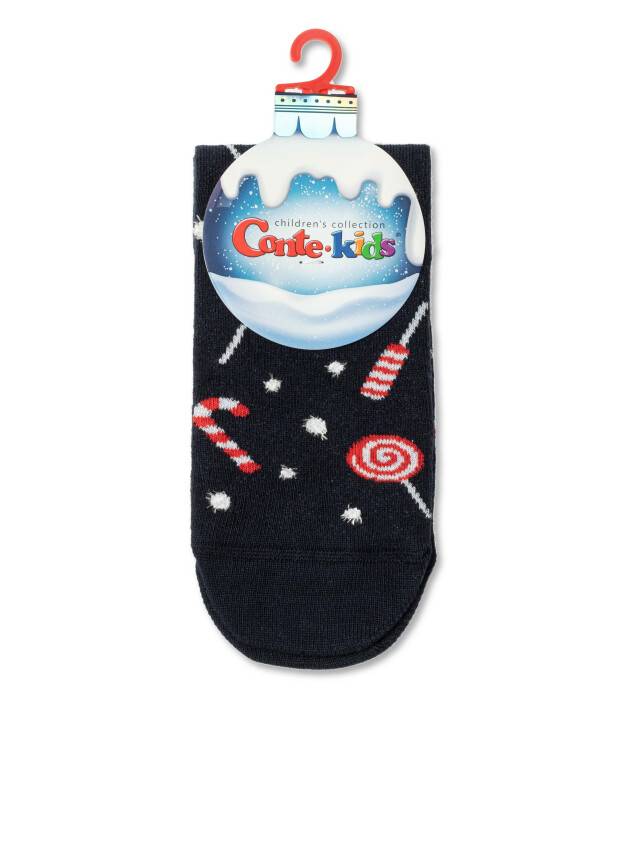 Children's socks CONTE-KIDS NEW YEAR, s.24-29, 521 navy - 2