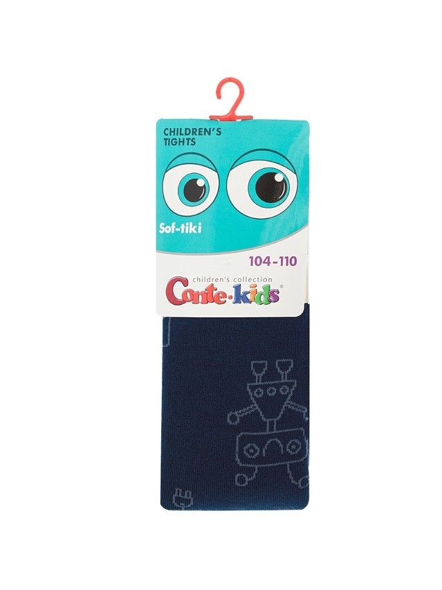 Children's tights CONTE-KIDS SOF-TIKI, s.104-110 (16),695 navy - 4