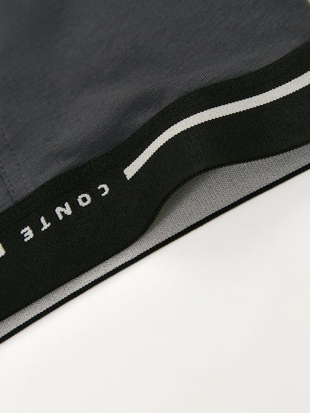 Men's underpants CONTE PREMIUM MSH 3601, s.78,82, steel gray-black - 3